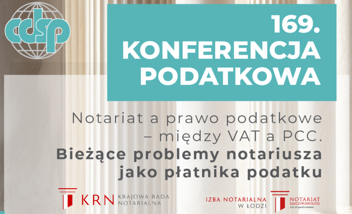 169. konferencja podatkowa